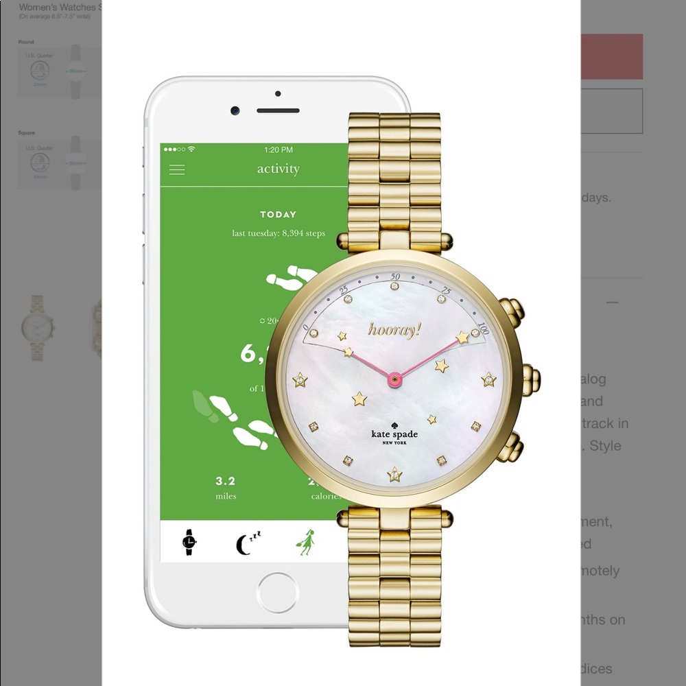 Kate Spade New York Hybrid Smartwatch 38mm - Picture 4 of 8